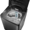 51itcnnp9zl._ac_sx569__kqwltmfrzcwskocv.jpg غسالة ملابس توشيبا ديجيتال فوق اوتوماتيك بطلمبة، تحميل علوي، 10 كجم، فضي - AEW-E1050SUP(SS)