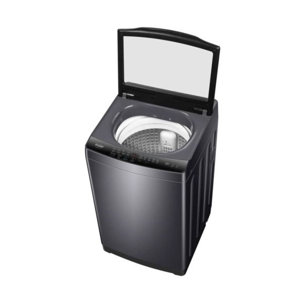 غسالة ملابس هاير 316 Series ديجيتال فوق اوتوماتيك، تحميل علوي، 13 كجم، فضي غامق - HWM130-316S8