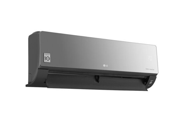 تكييف سبليت ال جي Art Cool بارد و ساخن بتقنية الانفرتر، 2.25 حصان، اسود - S4-NW18KLRMA