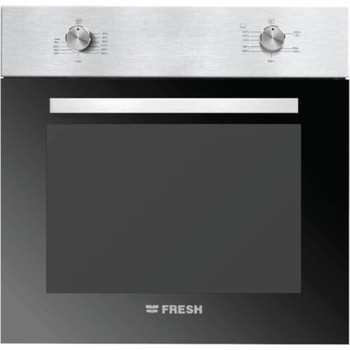 فرن غاز بلت ان بشواية فريش، 60 سم، 56 لتر، ستانلس ستيل - Fresh-500019719