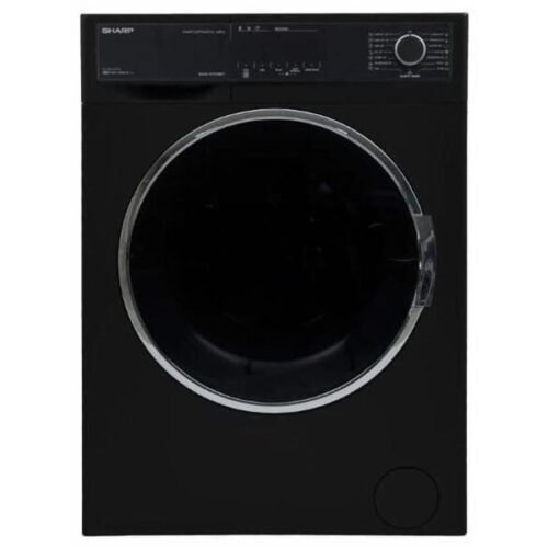 غسالة ملابس شارب فول اوتوماتيك 8 كجم، اسود - ES-FP814CXE-B