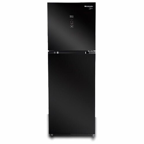 ثلاجة يونيون اير MAX Signature نوفروست ديجيتال، 350 لتر، اسود - URN-420LBG1A-DTHRBSM
