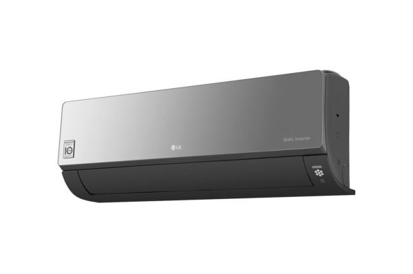 تكييف سبليت ال جي Art Cool بارد و ساخن بتقنية الانفرتر، 2.25 حصان، اسود - S4-NW18KLRMA