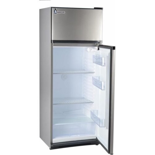 qvbimtirwdq3b7ex6hio_1.jpg ثلاجة بنجوين كينج ديفروست، 340 لتر، فضي - FG390S