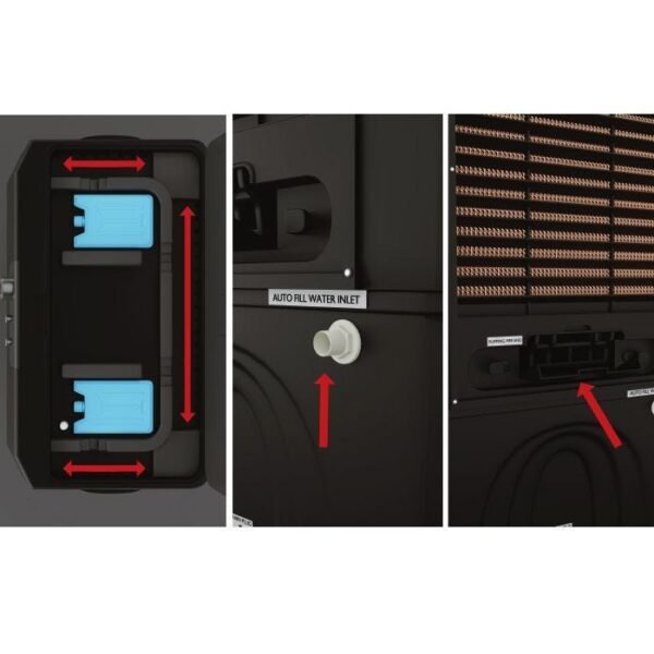 مبرد هواء ميانتا، 85 لتر، 3 سرعات، أسود - AC49138A