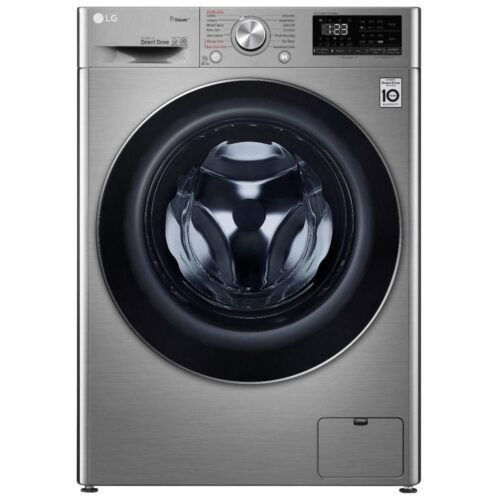 غسالة ملابس ال جي Vivace فول اوتوماتيك مع مجفف بسعة 5 كجم، تحميل امامي، 8 كجم، بلاتينيوم فضي - F4R5TGG2T