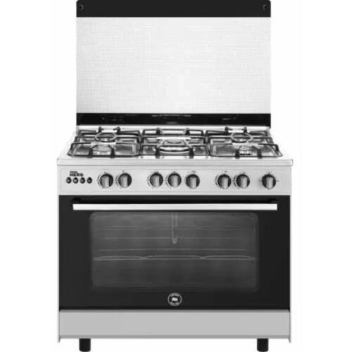 بوتجاز غاز يونيون اير ماستر كوك، 5 شعلة، 85 سم، فضي - C69SS-DC-443-IFS-A