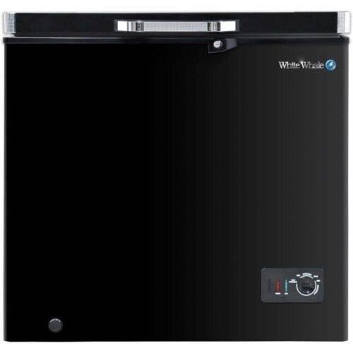 فريزر أفقي وايت ويل، ديفروست، 195 لتر، اسود - WCF-245 XAB