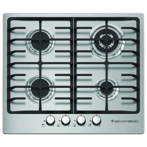 مسطح غاز ايكوماتيك بلت ان، 4 شعلات، 60 سم، ستانلس ستيل - S603C
