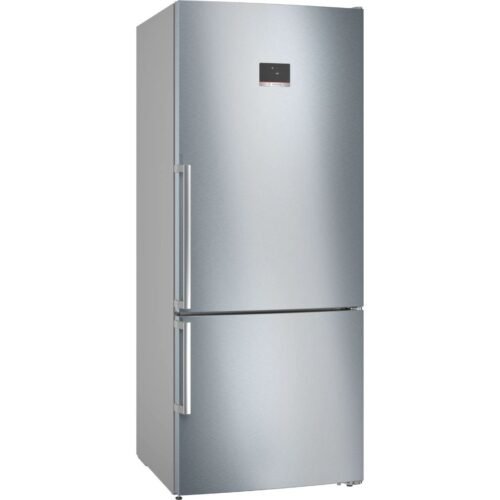 ثلاجة نوفروست بوش Series 6 ديجيتال، 526 لتر، ستانلس ستيل - KGN76CI3E8